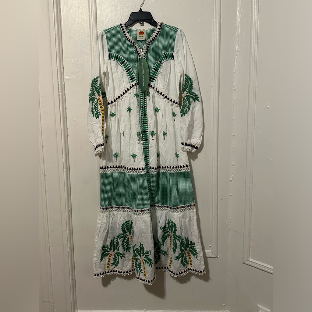 Farm Rio Long Sleeve Dress